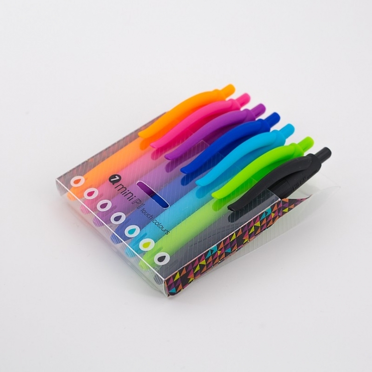 7 Bolígrafos Mini P1 Touch Colours 