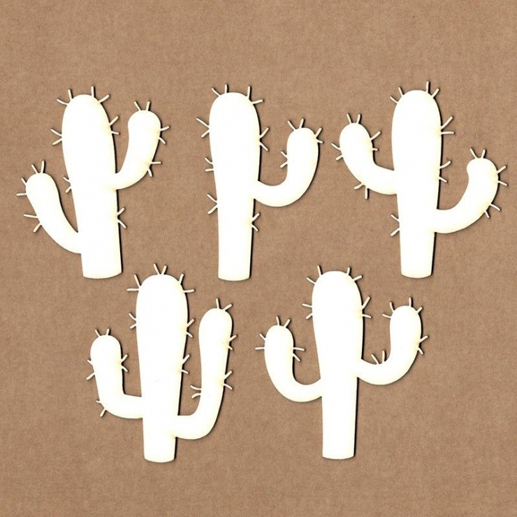 Chipboard Cactus