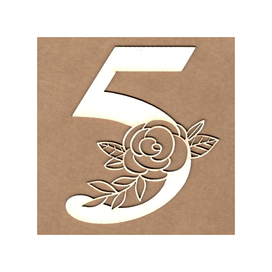 Número floral 5