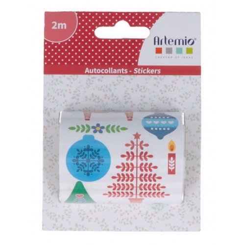 Rollo de pegatinas Folk