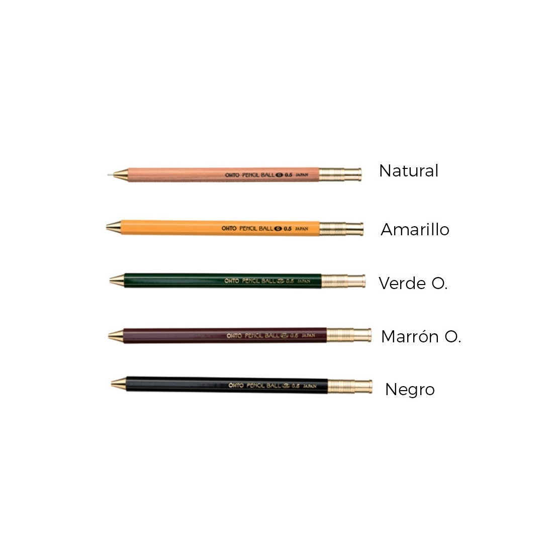 Bolígrafo Ohto 0.5 varios colores