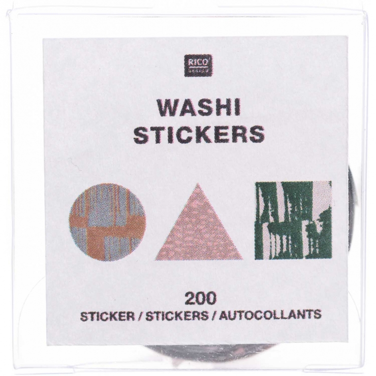 Washi sticker Nature mat. structure