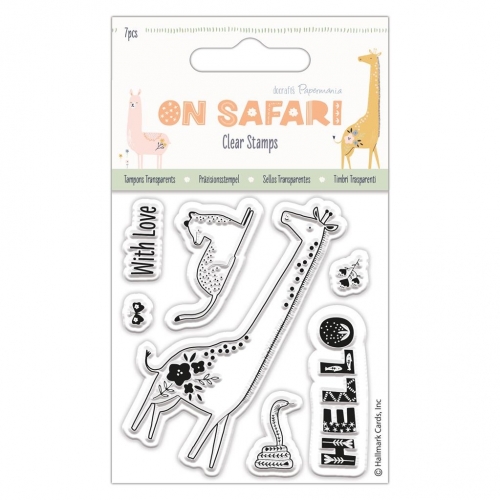 Sellos clear jirafa 8x9 cm