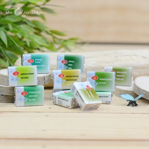 Acuarelas verdes White nights