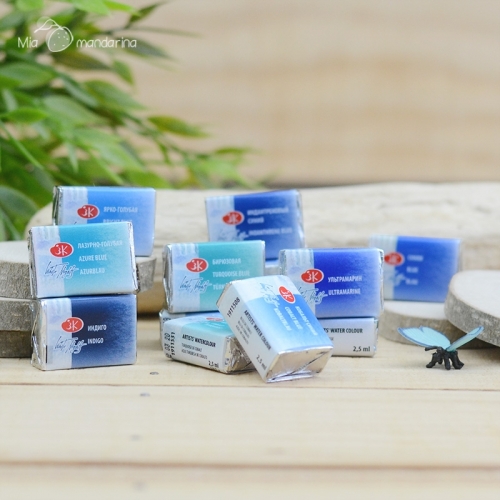 Acuarelas azules White nights