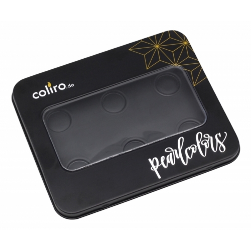 Cajita metal para 6 acuarelas Finetec