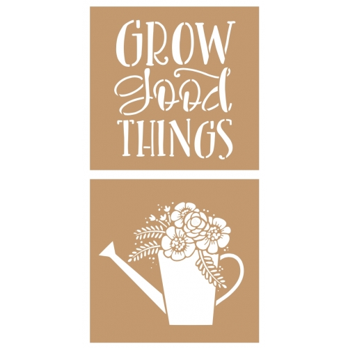 2 Plantillas estarcido cartón Nuevas cosas