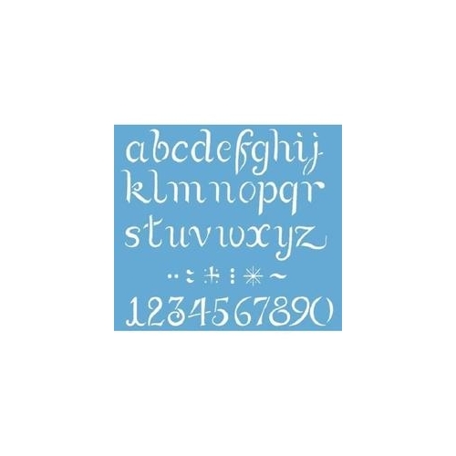 Plantilla estarcido Abecedario minúsculas 20x26 cm