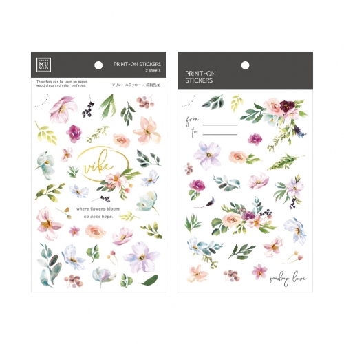 2 Pegatinas transferibles MU N118