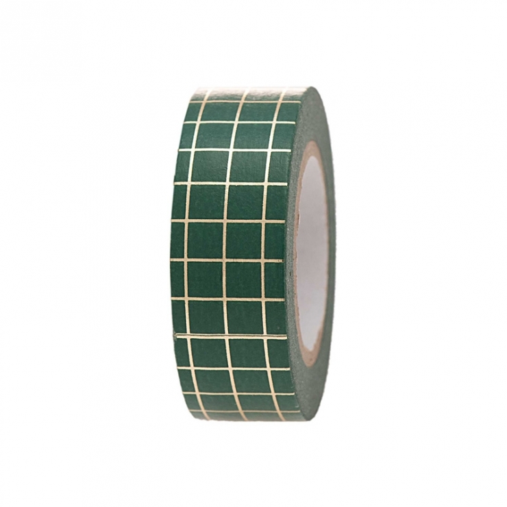 Washi tape Xmas green-gold