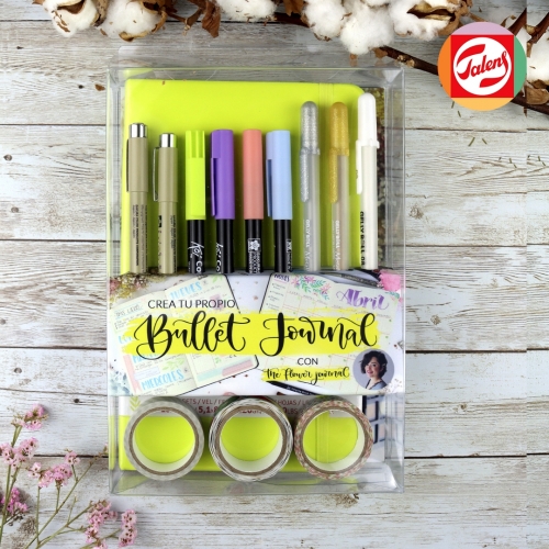 Kit Crea tu Bullet journal - Verde-amarillo