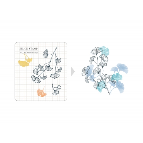 Sellos clear MU N019 (6.6x7.4 cm)