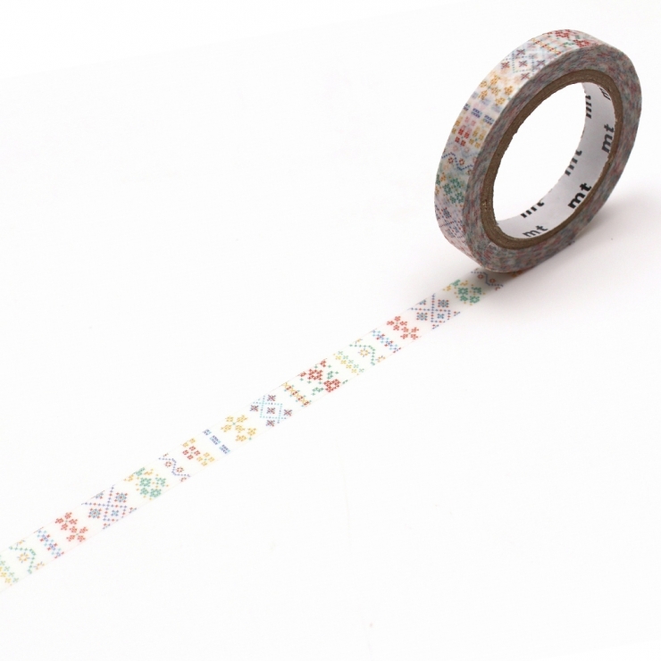Washi Tape Slim embrodery mt