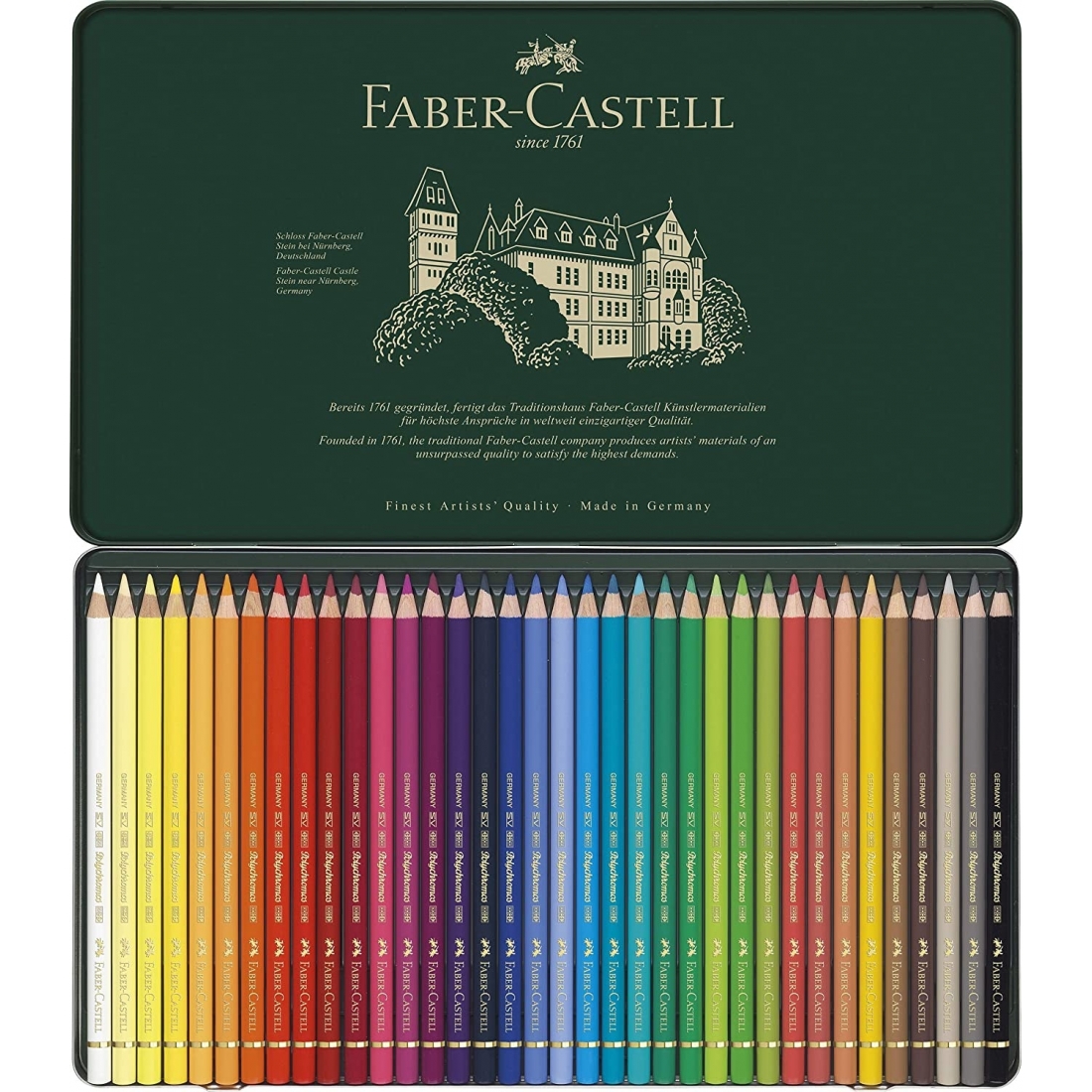 Caja 36 Polychromos Faber Castell