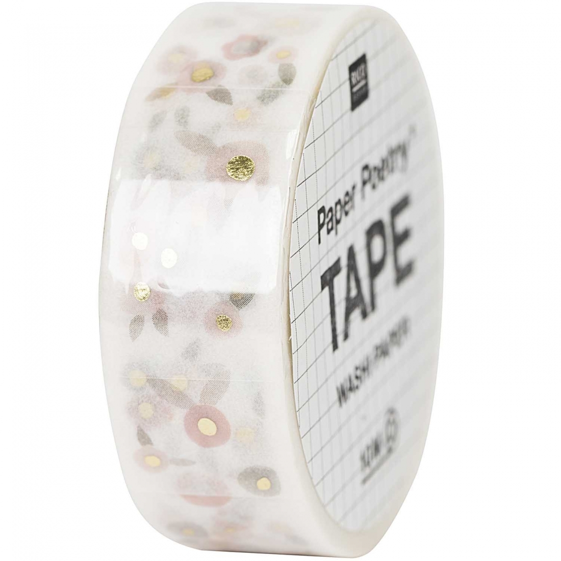 Washi tape Blossom powder/gold