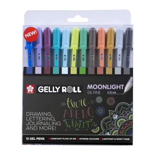 12 Bolígrafos Gelly Roll Moonlight Universe