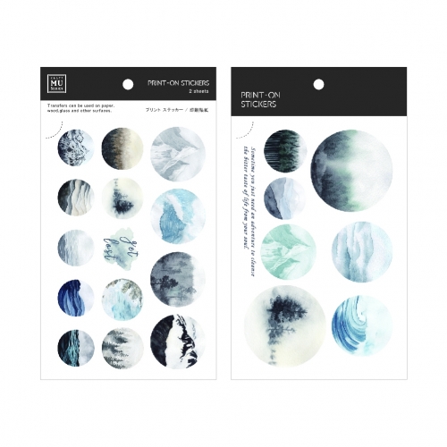 2 Pegatinas transferibles MU N087