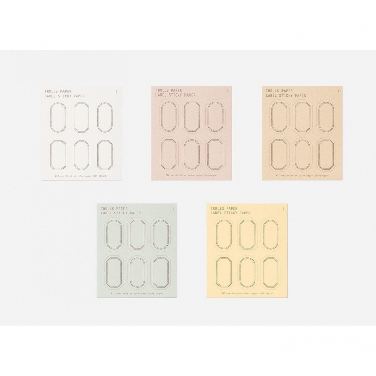 20 Sticky Label Paper type B