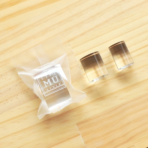 Set 2 mini bases para sellos Clear MU