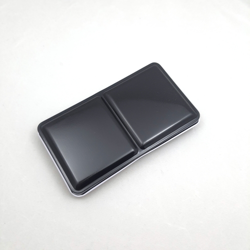 Caja vacía para 14 godets de acuarelas White Nights - Negra (Urbansketcher)