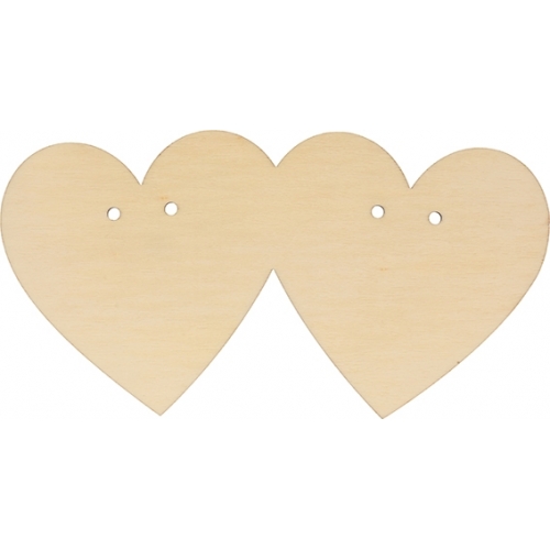 Corazones portaalianzas 9 x 10.5 cm