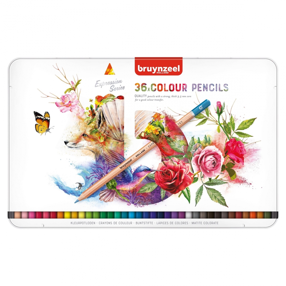 36 lápices colores Bruynzeel 
