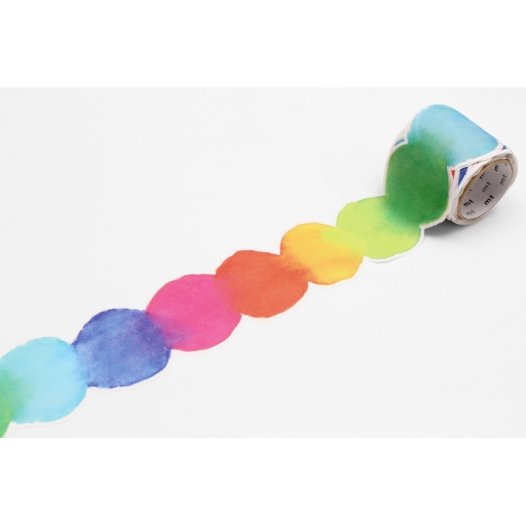 4.5 cm Washi tape fab blurred water color paint MT