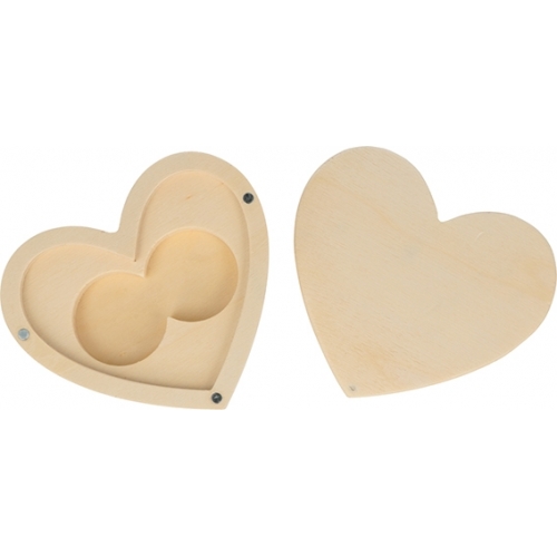 Corazón porta alianzas