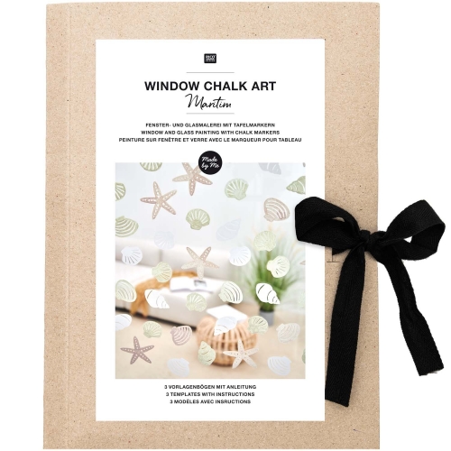 Plantillas papel Window chalk art - Maritime