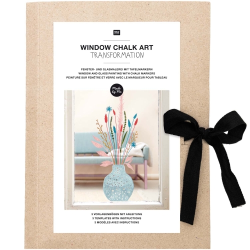 Plantillas papel Window chalk art - Transformation