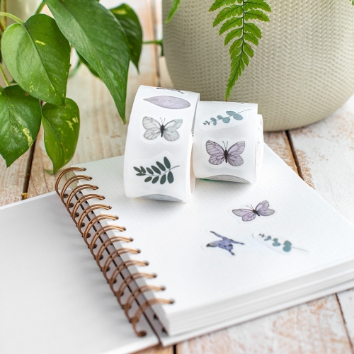 Washi sticker roll Mariposas
