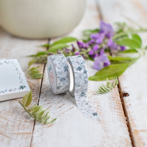 Washi tape Floral verde Mia mandarina