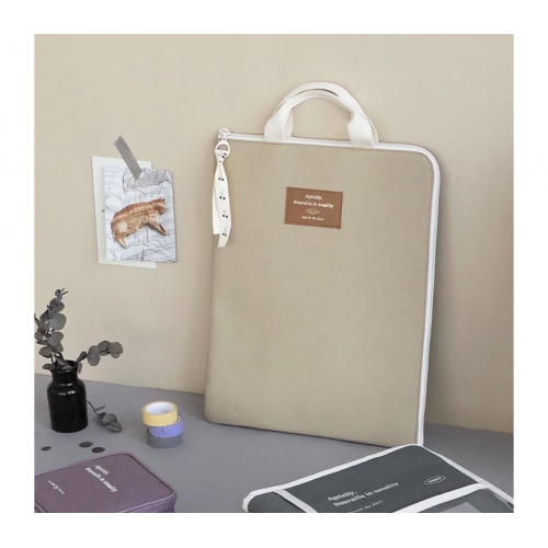 Cottony A4 Laptop Beige Pouch 27x36 mm