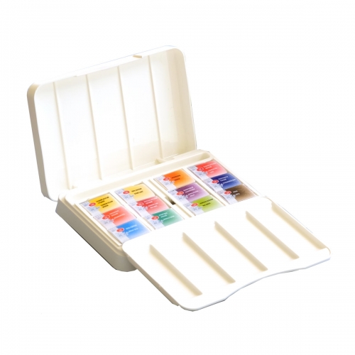 Caja 12 acuarelas White Nights (plástico) - Edición Botánica