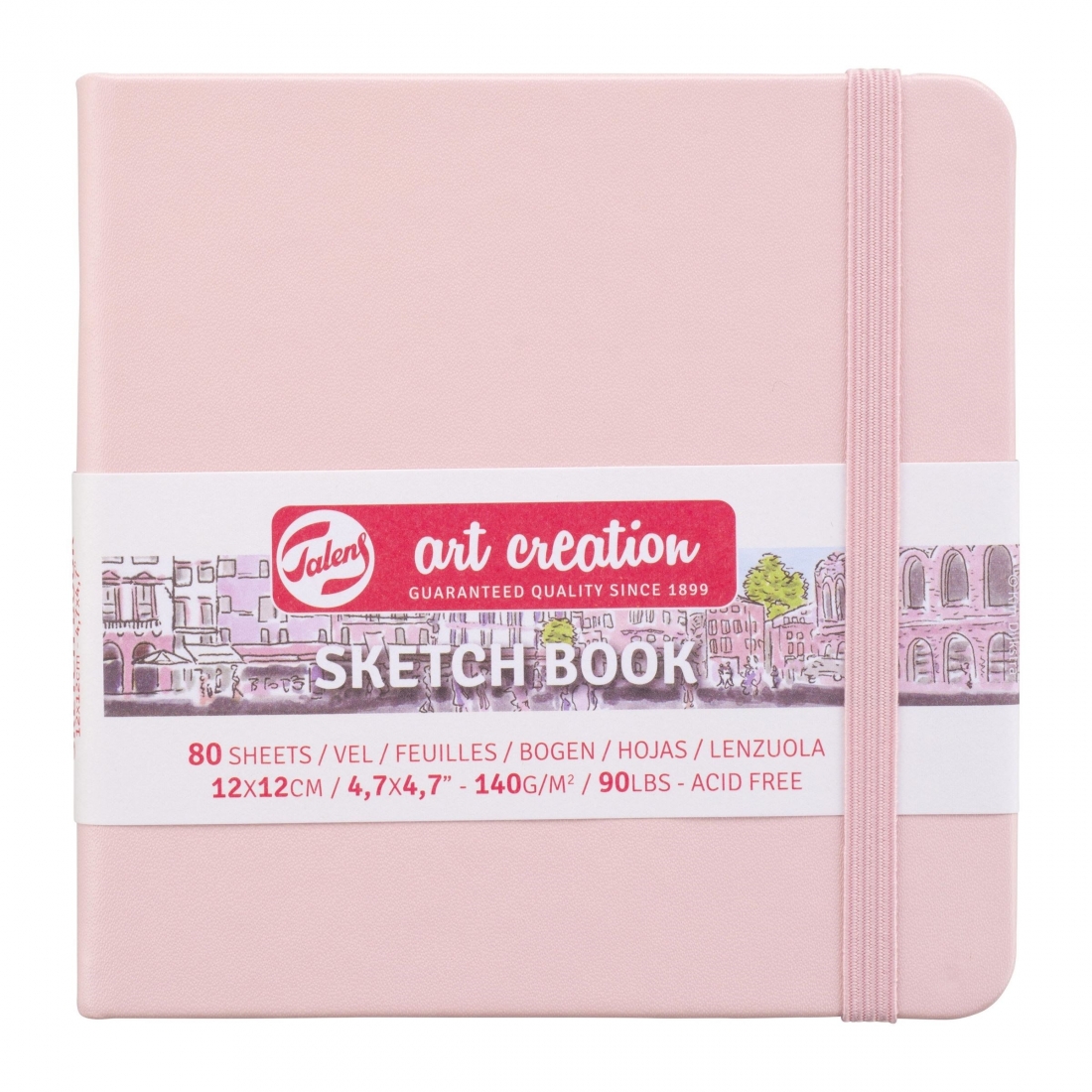 Sketch book 140 gr Art creation. Portada rosa