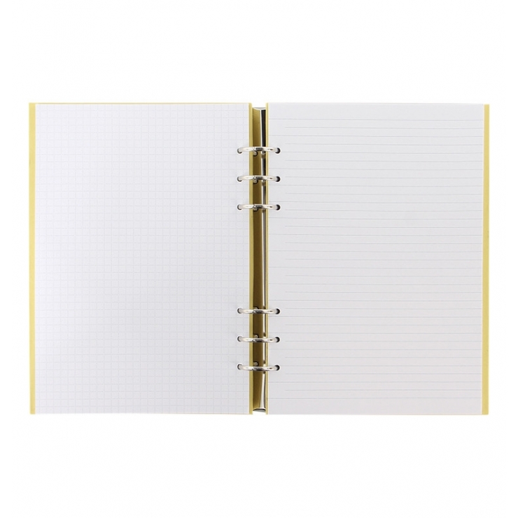 Clipbook A5 recargable Classic Pastels - Lemon Filofax