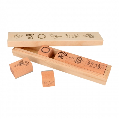 Set 6 sellos con caja Beary...