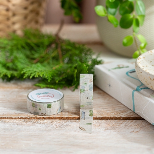 Washi tape Mapa Beige A Mia...