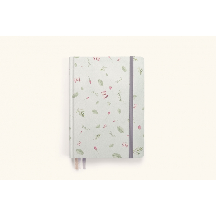 Cuaderno Flores Verde 17x22 cm