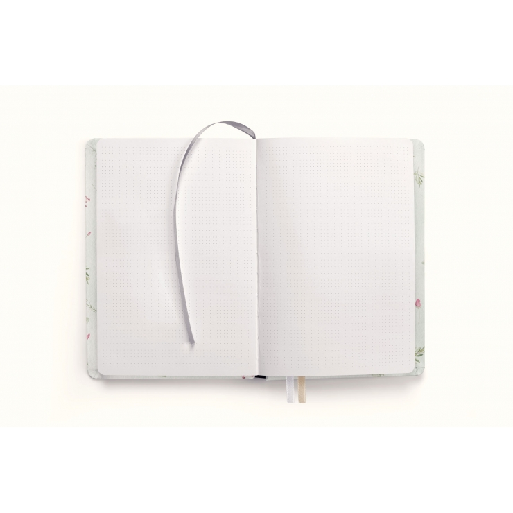 Cuaderno Flores Verde 17x22 cm