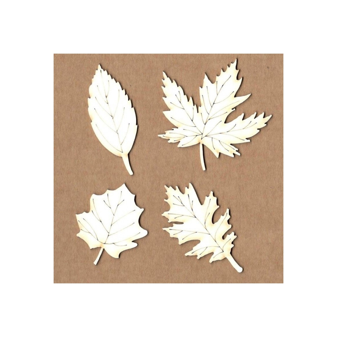 Chipboard hojas otoñales