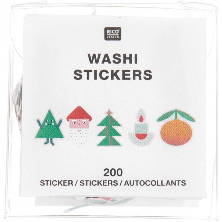 Washi sticker Christmas figuras