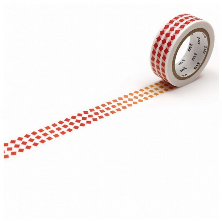 Washi tape Square red MT
