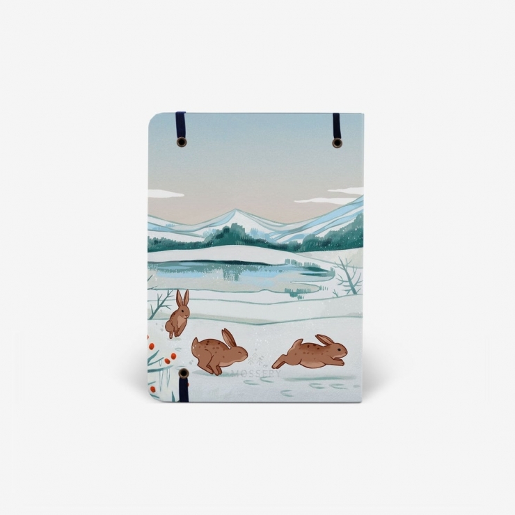Cuaderno Winter Hares Mossery