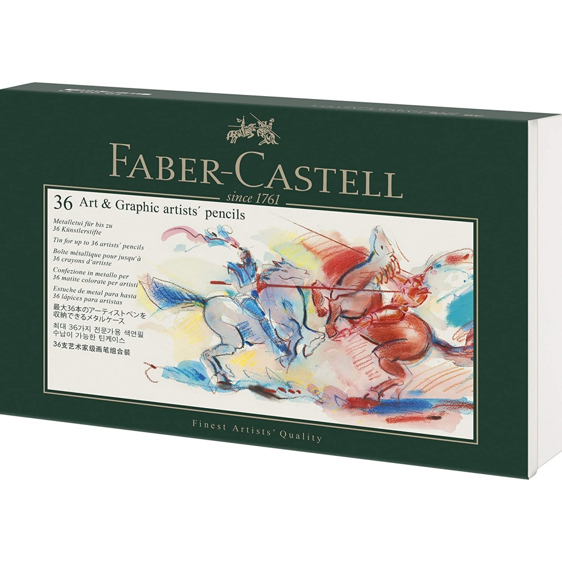 Caja vacía Faber Castell (estuche metal)