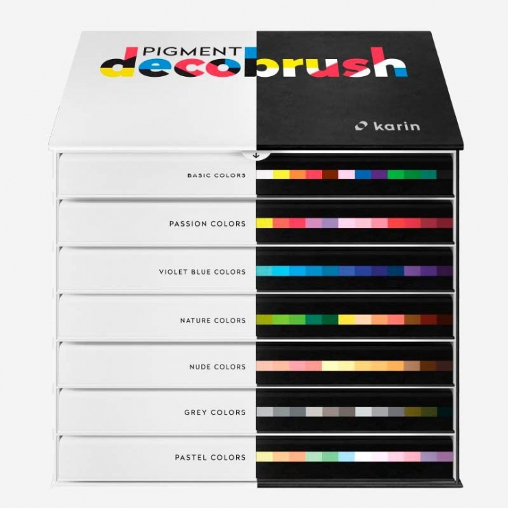 Caja 84 Rotuladores Pigment DecoBrush...