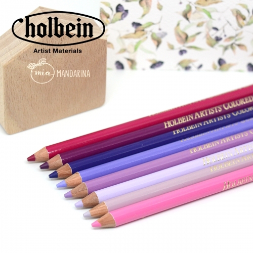 Lápices Holbein lilas,...