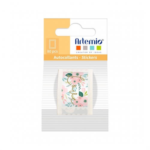 Rollo 80 pegatinas sello...