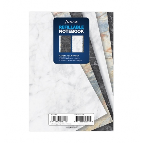 60 hojas Recambio A5 Marble...