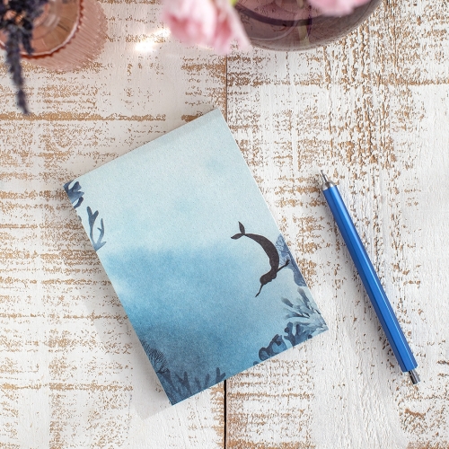 Bloc de notas A6 Océano Sirena